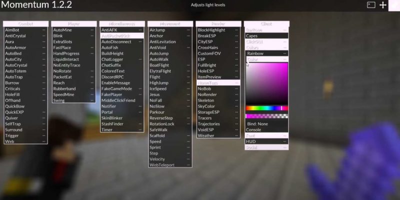 киллаура Майнкрафт 1.17.1