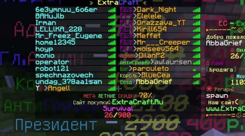 взлом админки Minecraft